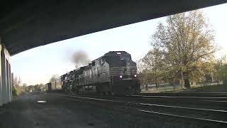 Norfolk Southern Escorts NKP 765 to Rockport Yard for Steam in the Valley May 9th 2022