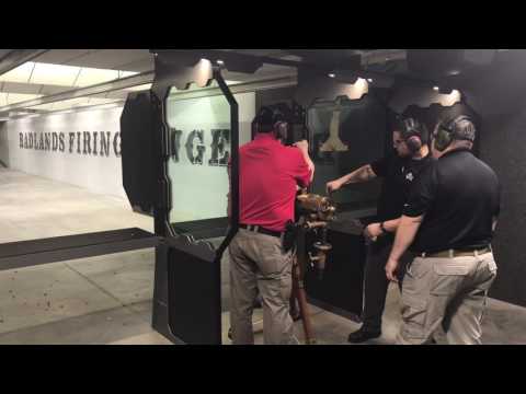 Test Firing the Gatling Gun