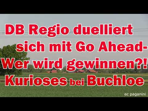 Auch noch nie gesehen! DB Regio 'duelliert' sich mit GoAhead- wer wird gewinnen? Kurioses b. Buchloe