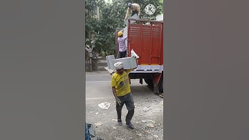 AAC block unloading on site#youtubeshorts #viral #civilengineering #construction #viralvideo