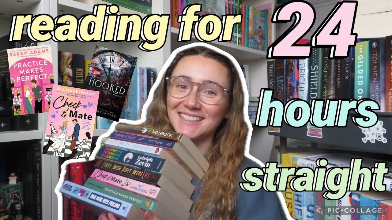 Reading for 24 HOURS STRAIGHT😴 | spoiler free 24 hour readathon - YouTube
