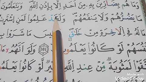 تعلم تجويد سورة البقرة (ص16)واستخراج اهم الاحكام الموجودة فيه