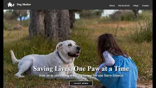 Crafting a Header and Navbar - Dog Shelter Project Tutorial