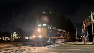 Nonstop action around FL ft CSX 1827 (B&O) chase, AMTK 206, and FEC 821