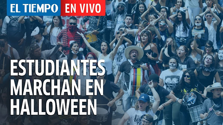 En vivo: todo sobre la marcha de estudiantes en Halloween