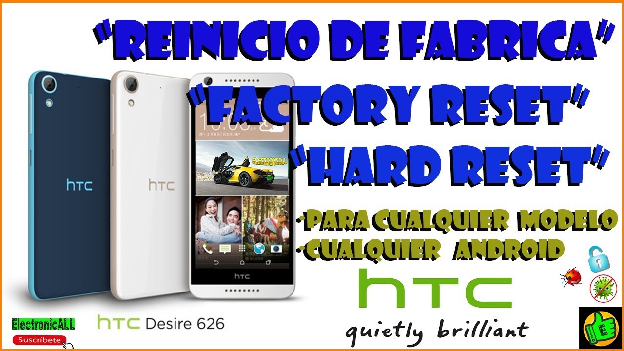 borrar la cuenta google a HTC Desire 626 OPM9110 SIN DESCARGAR NADA!! MUY  FÁCIL Y RÁPIDO!! - YouTube