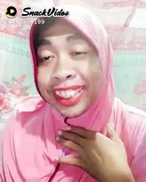 lucu abis lihat Mimi peri bangunin sahur , Ade cantik jilbab pink