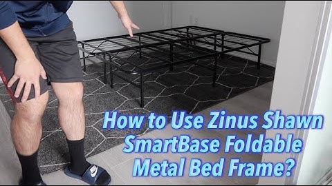 How to Use Zinus Shawn SmartBase Foldable Metal Bed Frame?