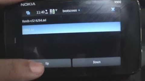 Change your Nokia N900 Bootup Video with the BootScreen App