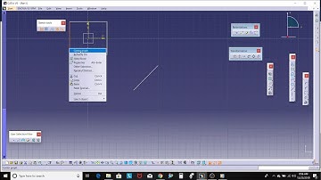 20. Sketcher Right Click Option CATIA V5: Cut-Copy-Paste-Paste Special- Center Graph-Reframe On- Obj