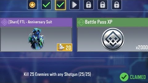 Call Of Duty Mobile Kill 25 Enemies with any Shotgun Task Complete