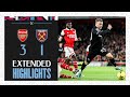 Extended Highlights | Arsenal 3-1 West Ham | Premier League