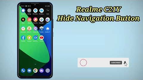 How To Hide Navigation Button in Realme C21Y , Realme C21Y Main Navigation Button Kaise Hide Kare