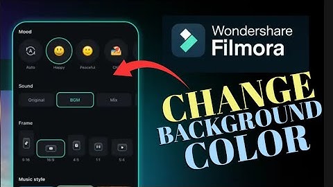 How to Change Background Color in Filmora 2025?
