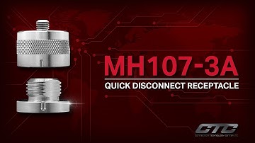 MH107-3A Accelerometer Quick Disconnect Receptacle Overview | CTC