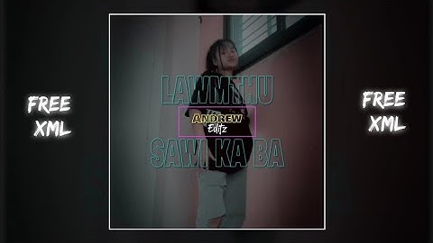 Mizo hla thar | Alight motion edit | ❤️Xml file duh tam check description  box ✅🔰#xml_file #xml