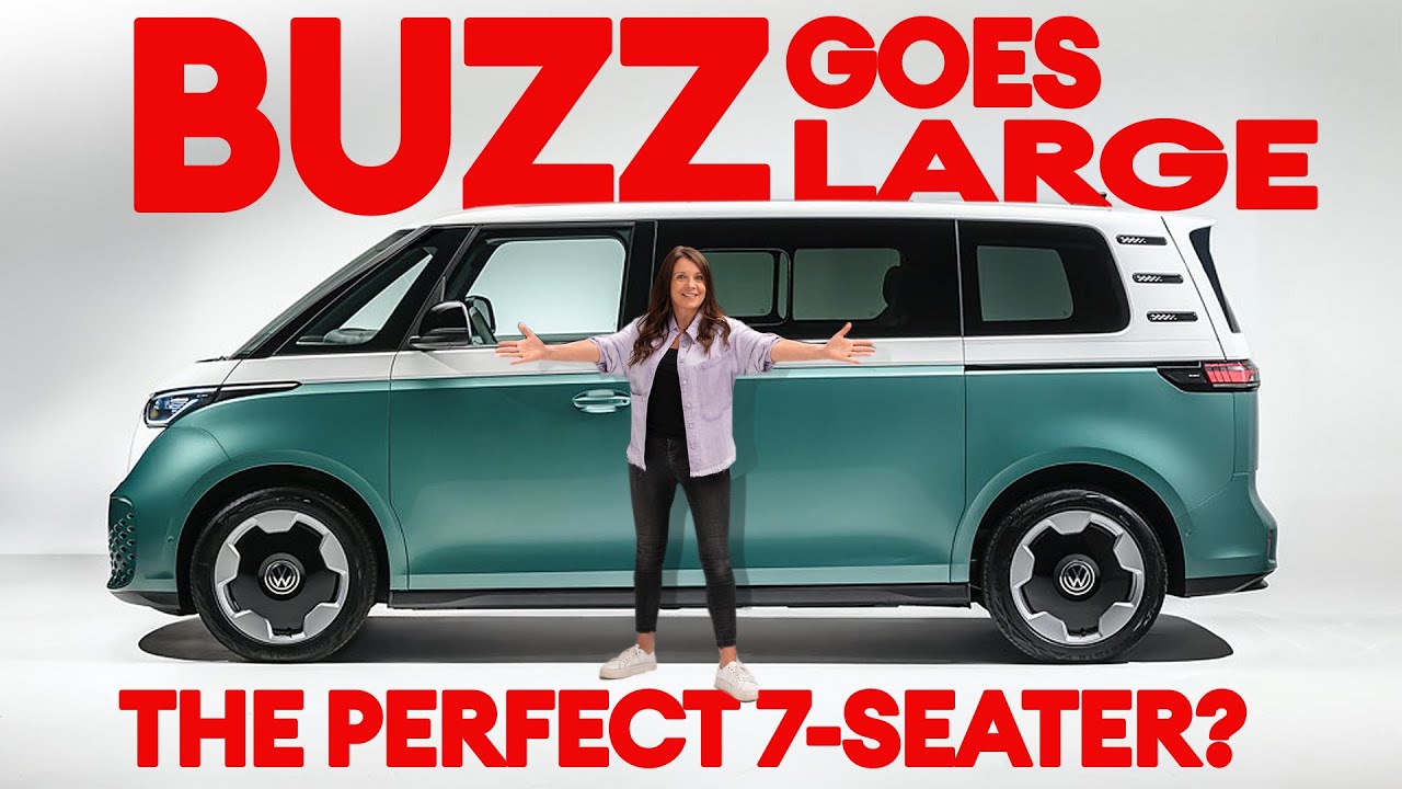 Buzz goes LARGE: VW ID. Buzz LWB 7-Seater FIRST LOOK | Electrifying