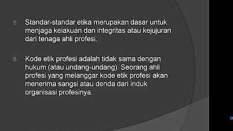 Apa saja tujuan kode etika profesi?