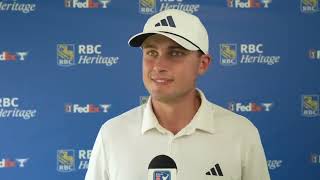 Ludvig Aberg Friday Flash Interview 2024 RBC Heritage © PGA Tour