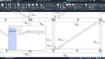 Advance Steel 2022: Drawing Labeling Enhancement