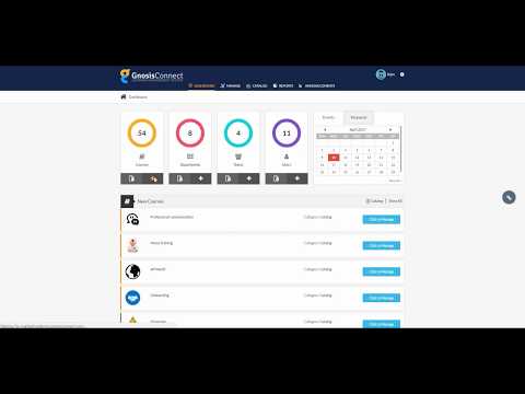 Creating a Course with GnosisConnect LMS
