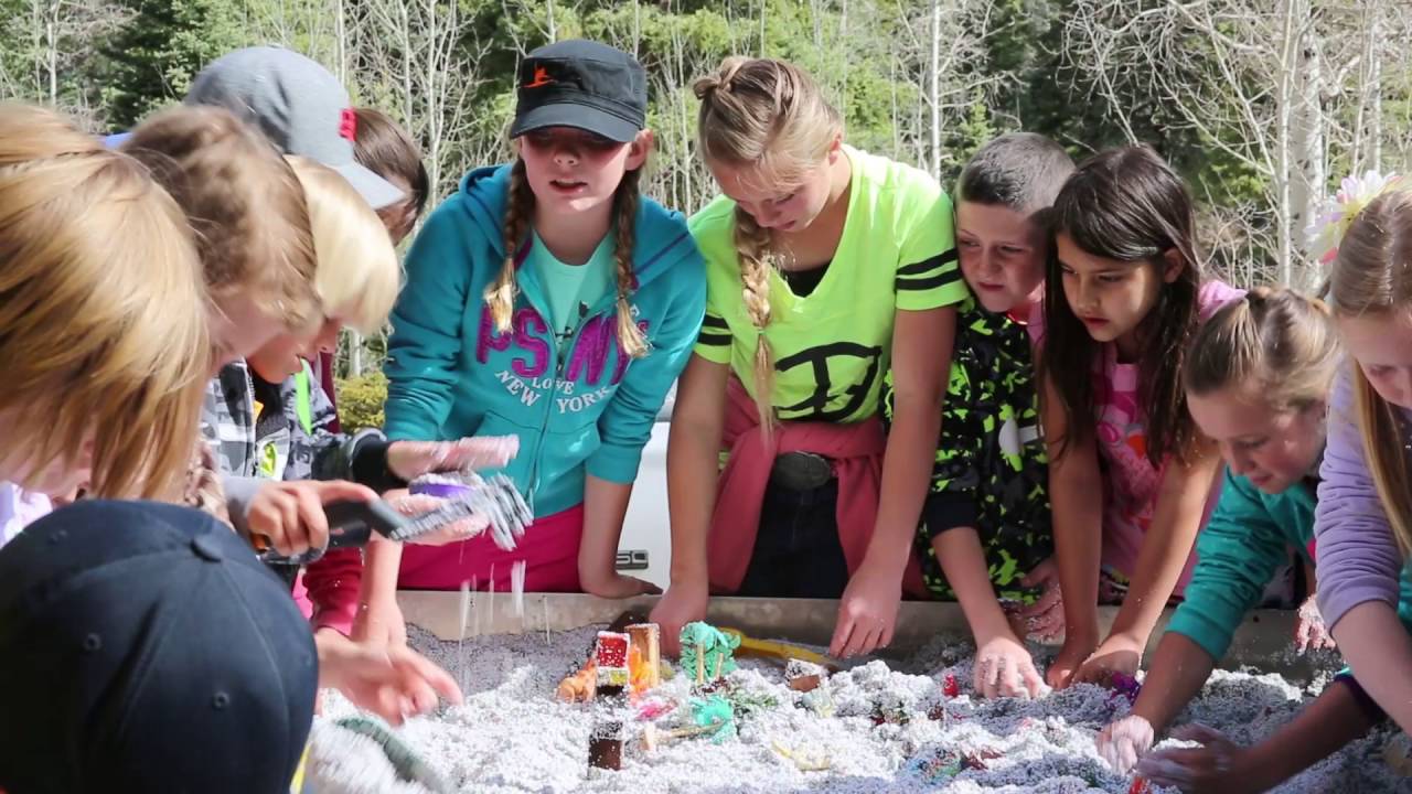 Teaching kids about nature - Manti-La Sal National Forest Conservation Days