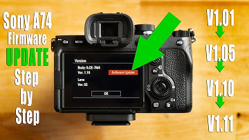 Sony A7 IV Firmware Update Tutorial - Step by Step - V1.01 to V1.05 to V1.10