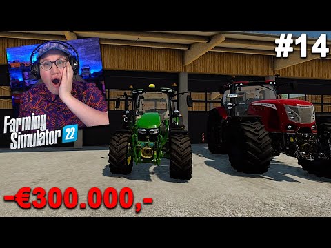 BOERDERIJ VERBOUWING VAN €300.000,- !!! // Farming Simulator 22 #14