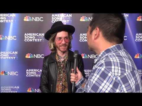 Andrew Sheppard Red Carpet Interview for American Song Contest 2022 Qualifiers