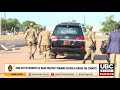 GEN MUSEVENI CDF MUHOOZI DEPART KAWEWETA MILITARY SCHOOL AFTER A SUCCESSFUL PASS OUT OF RECRUITS GEN MUSEVENI CDF MUHOOZI DEPART KAWEWETA MILITARY SCHOOL AFTER A SUCCESSFUL PASS OUT OF RECRUITS