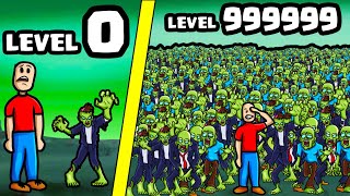 Growing A MAX SIZE ZOMBIE CROWD in Roblox - Zombie Army Simulator
