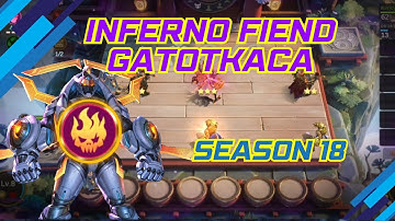 INSTANT CROWD CONTROL BY THIS INFERNO FIEND GATOTKACA | MOBILE LEGENDS - MAGIC CHESS