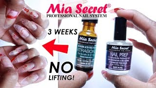 ZERO LIFTING! Acrylic Nails with Dehydrate & Primer (Mia Secret 3 Week Update) by Pretty Boss OFFICIAL 103,965 views 6 years ago 5 minutes, 3 seconds