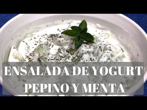 Video: Ensalada De Pepino, Menta Y Pimiento