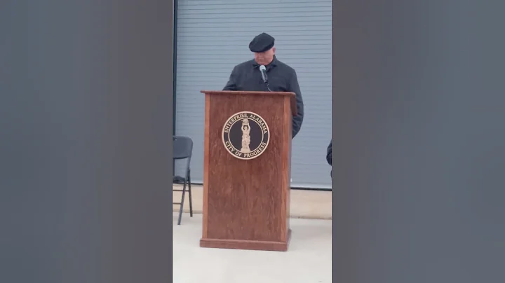 New Northside Water  Tank dedication ceremony with...