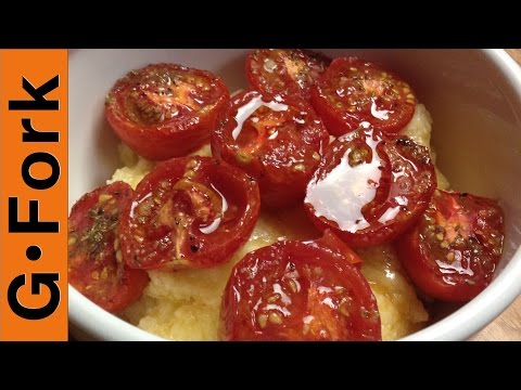 Roasted Cherry Tomato Recipe with Polenta - GardenFork