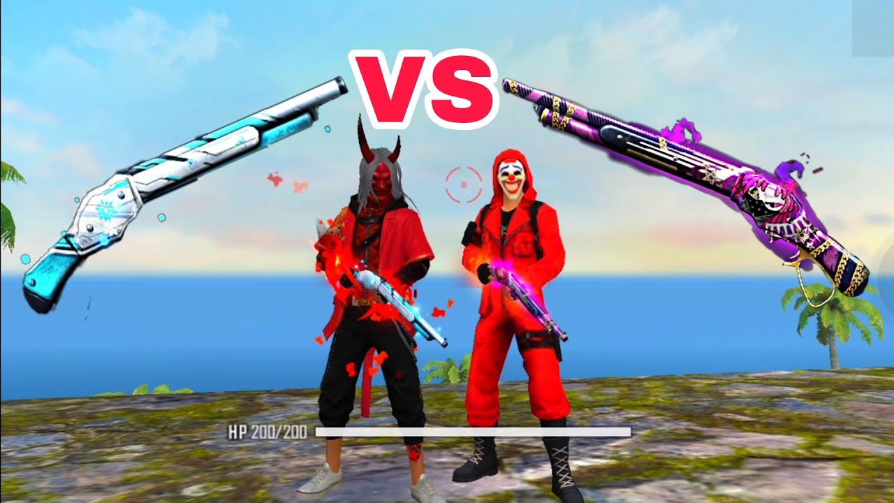 WINTERLAND M1887 VS RAPPER UNDERWORLD M1887 BEST SHOTGUN EVER FREE FIRE ...