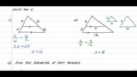 Similar Triangles with Parallel