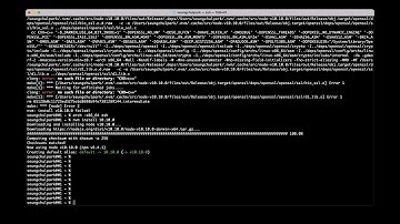 Mac m1 install nvm  [ error: no such file or directory: 