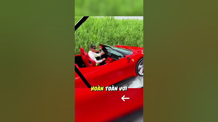 Đang ngồi ăn thì bắt gặp siêu xe Ferrari đi trên mặt nước #sieuxe #shorts