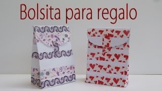 Manualidades para regalar - Bolsa para regalo - Manualidades para todos 