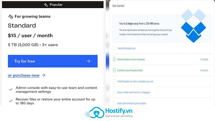 Dung lượng lưu trữ của dropbox là bao nhiêu năm 2024