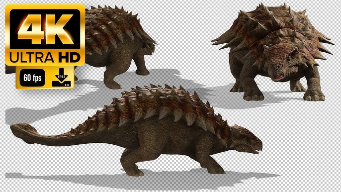 Ankylosaurus Dinosaurs - 3D Model Animated - PixelBoom