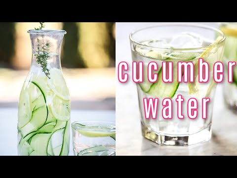 cucumber water recipe and benefits