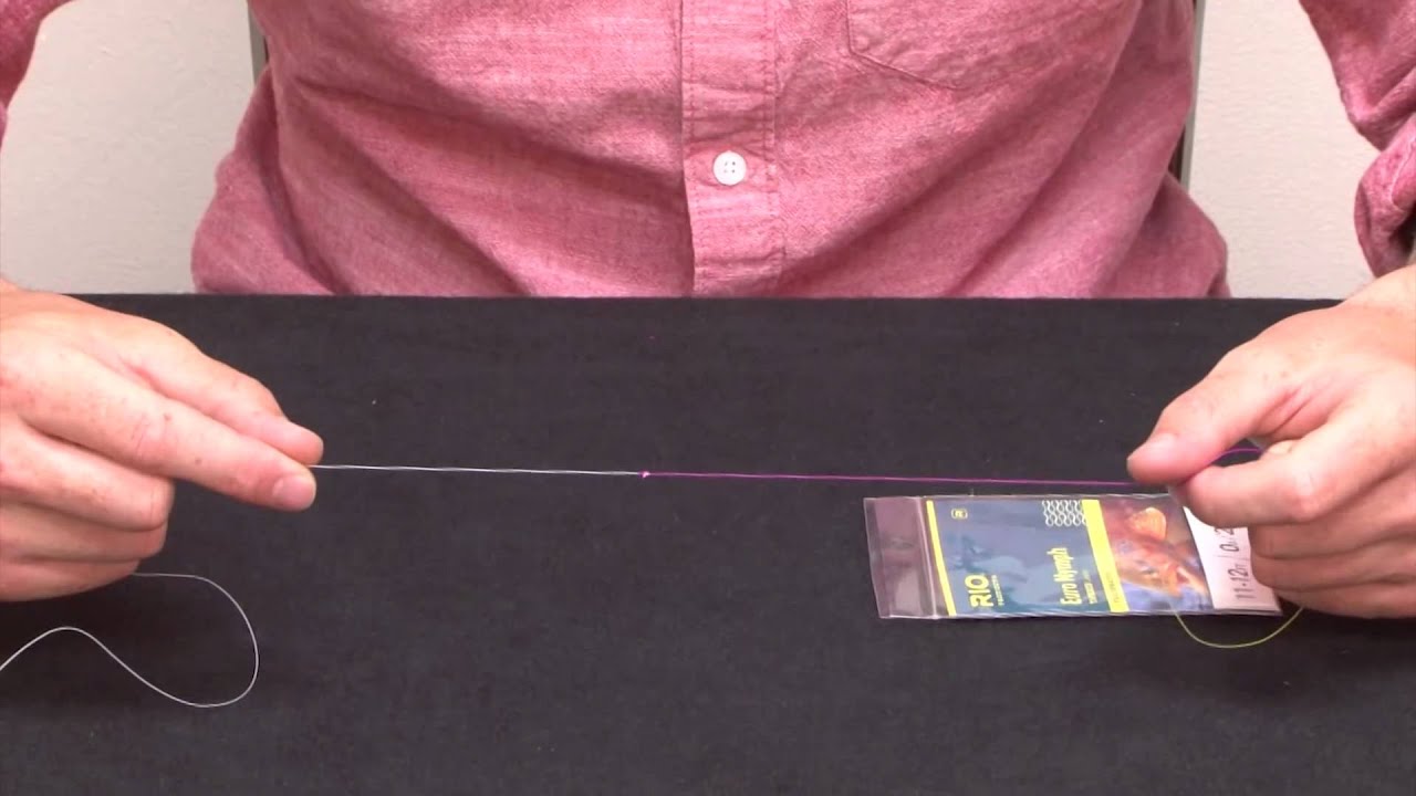 RIO Euro Nymph Fly Fishing Leader YouTube