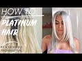 HOW TO: PLATINUM BLONDE HAIR RETOUCH on DARK HAIR