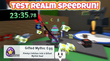 So I Decided to Speedrun the Bee Swarm Test Realm, and it was PAIN.