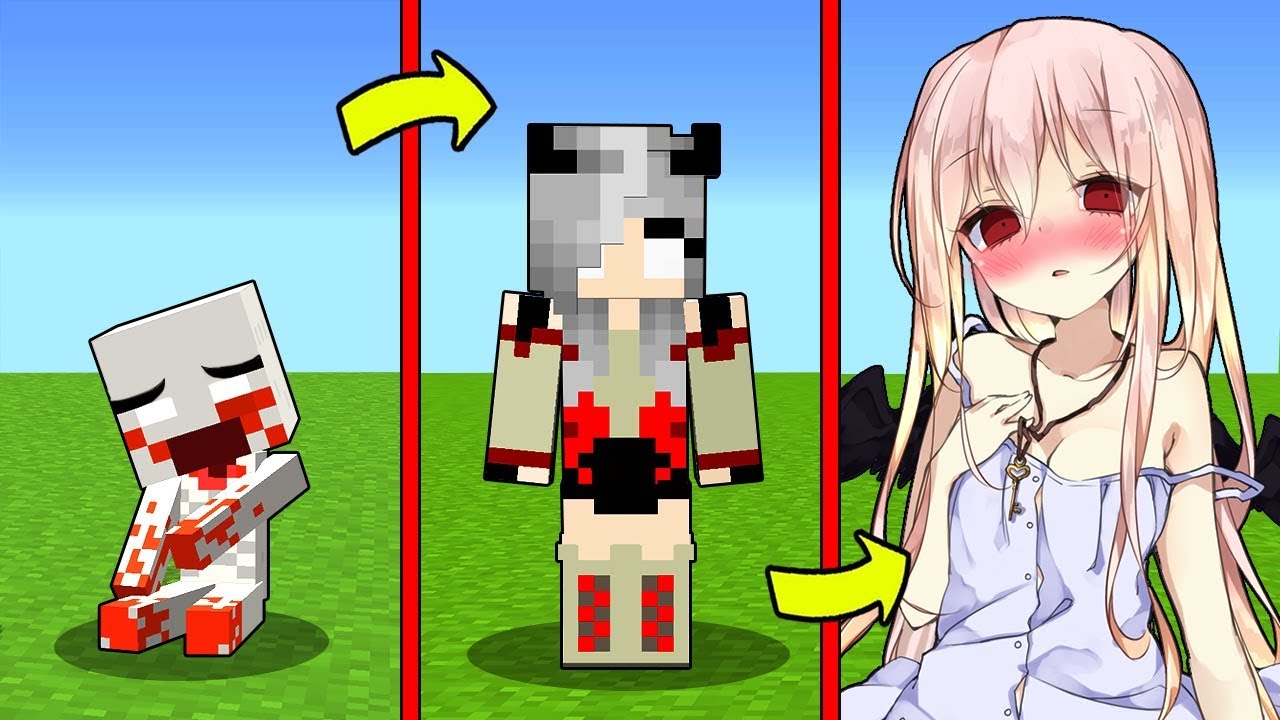 КАК МЕНЯЛАСЬ ДЕВУШКА SCP-096 СКРОМНИК И ЕЕ ЖИЗНЕННЫЙ ЦИКЛ В МАЙНКРАФТ! ЭВОЛЮЦИЯ MINECRAFT ТРОЛЛИНГ