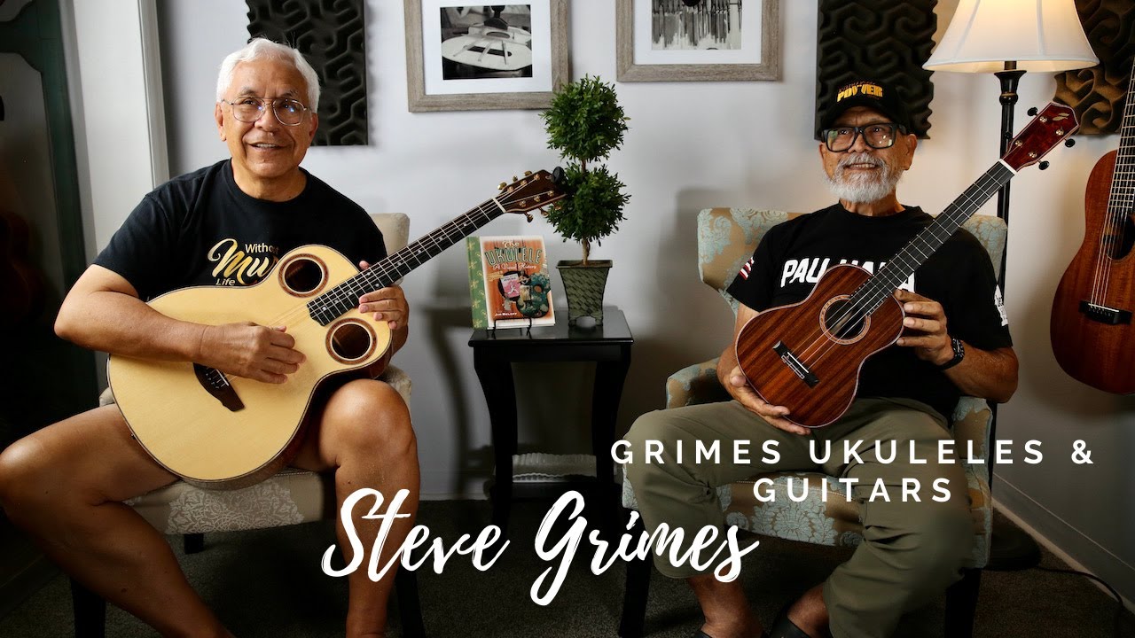 Grimes Ukuleles & Guitars | Hawaiian Slack Key Guitar with Kimo Hussey ...