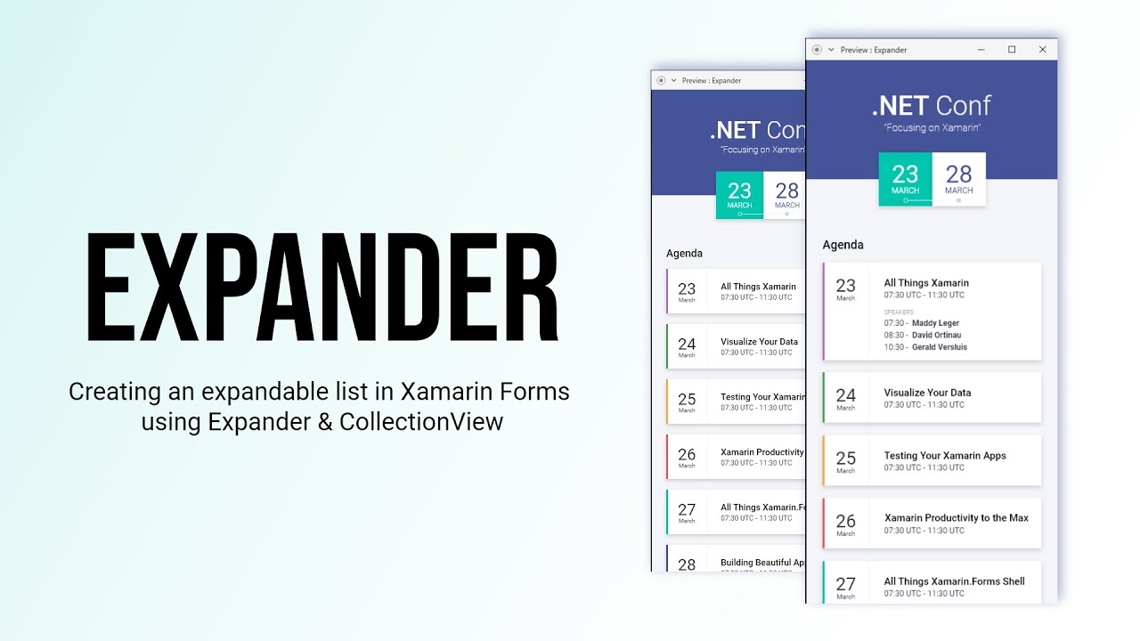 Xamarin.Forms Expander | Create Expandable List in Xamarin Forms